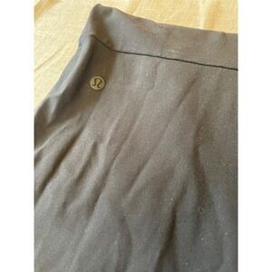 Lululemon Black Jogger Pants Size L Elastic Waistband Drawstring‎ Cuffed Legs